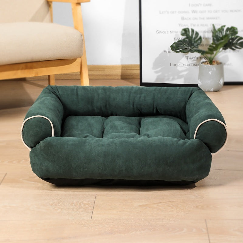 Warm & Cozy Pet Sofa Bed - Winter Comfort | EcoUrbanPaws