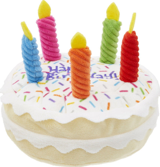 Dog Birthday Gift Plush Toy - Eco-Friendly Celebration | EcoUrbanPaws