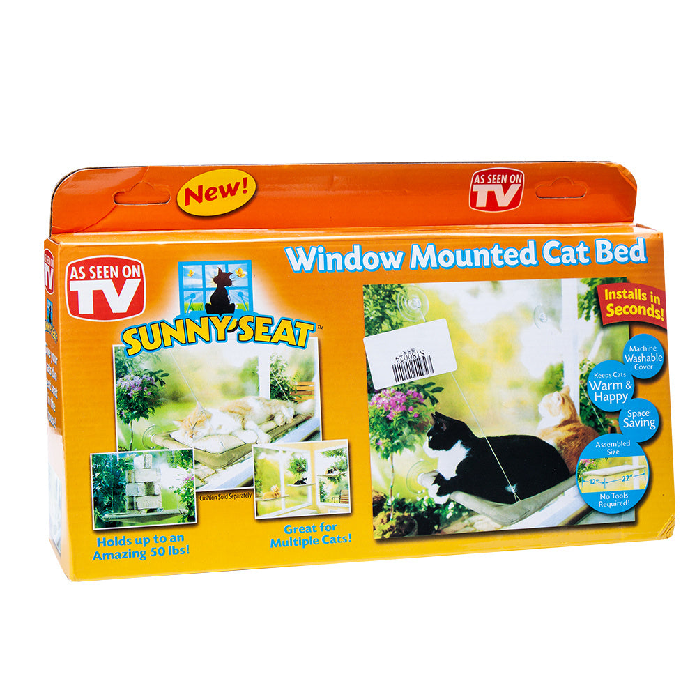 Cat Sunny Window Seat - Comfortable Perch | EcoUrbanPaws