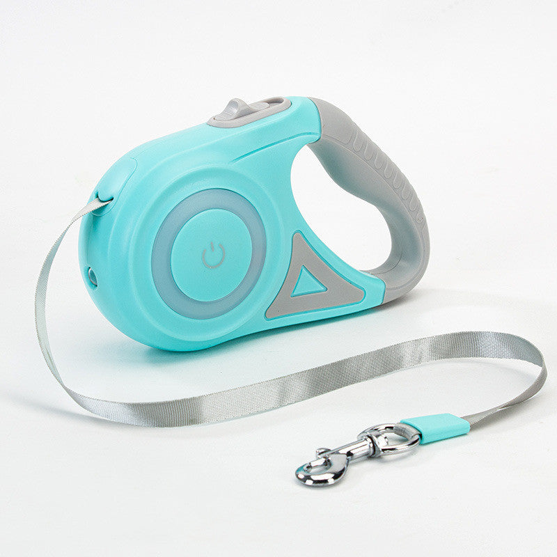 Retractable LED Leash - Freedom with Safety Control | EcoUrbanPaws