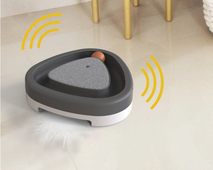 Smart Cat Triangle Turntable Toy - Interactive Fun | EcoUrbanPaws