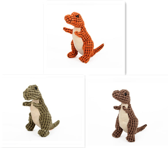 Giant Dinosaur Interactive Dog Toys - Heavy Duty Chew Toys | EcoUrbanPaws