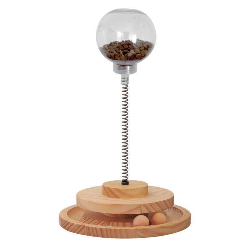 Interactive Cat Treat Dispenser - Mental Stimulation Toy | EcoUrbanPaws