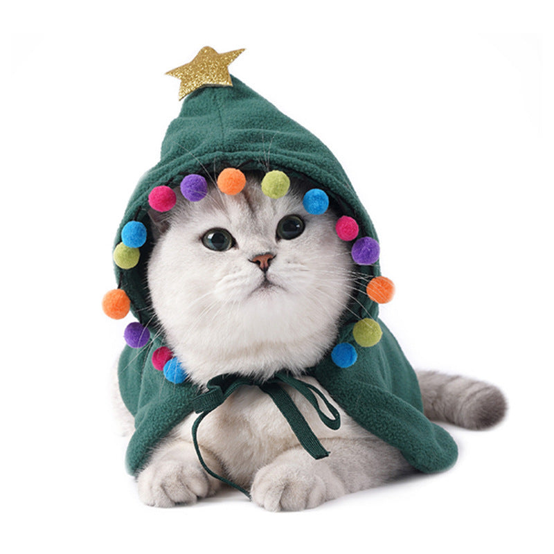 Festive Pet Costume Cloak - Holiday Fun & Photos | EcoUrbanPaws