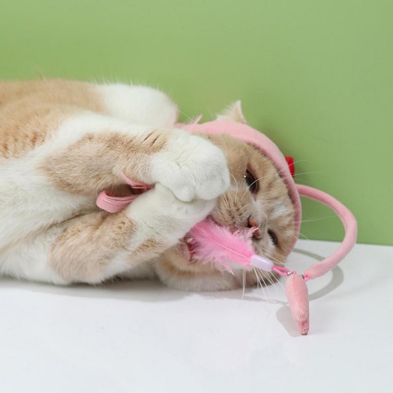 Interactive Feather Wand Toy - Hilarious Cat Entertainment | EcoUrbanPaws