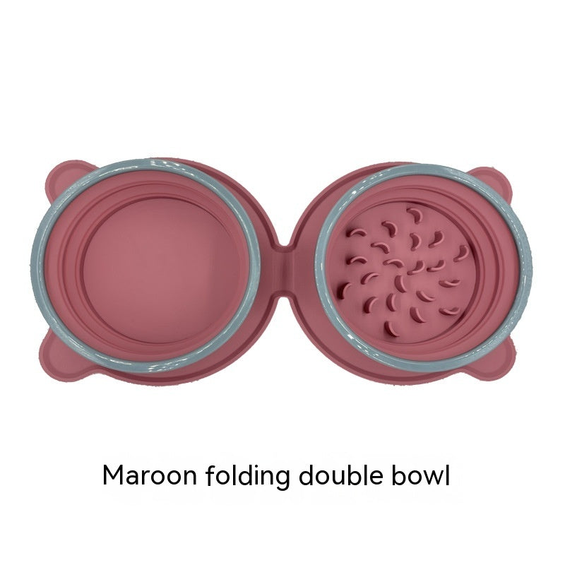 Portable Silicone Travel Bowls - Foldable & Non-Slip | EcoUrbanPaws