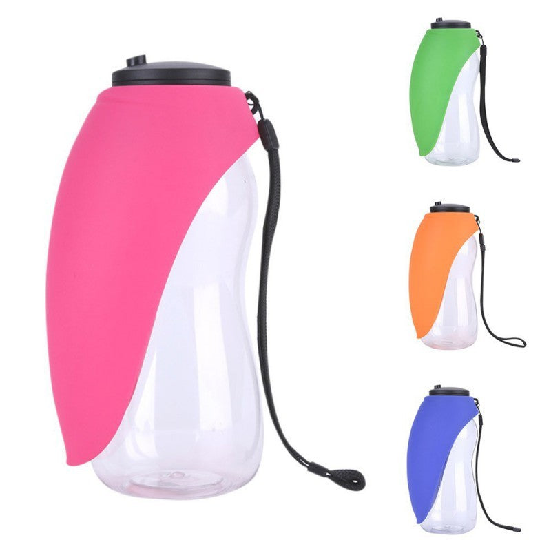 Portable Pet Water Bottle - Travel Drinking Bowl | EcoUrbanPaws