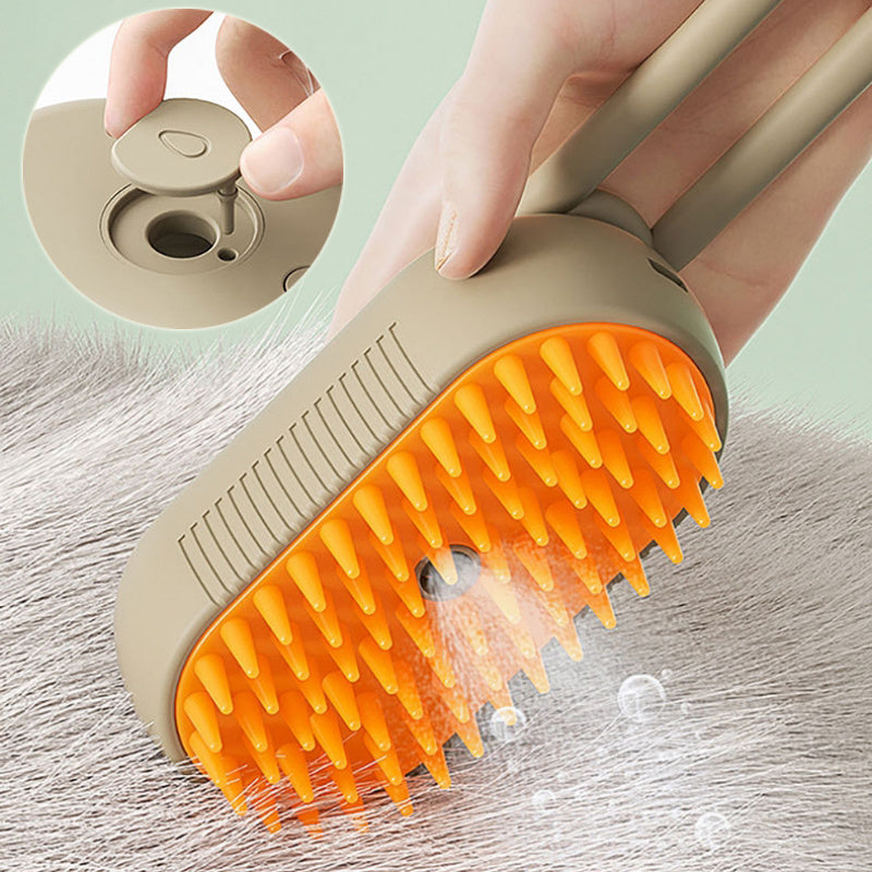 3-in-1 Electric Steam Cat Brush - Spa Treatment | EcoUrbanPaws