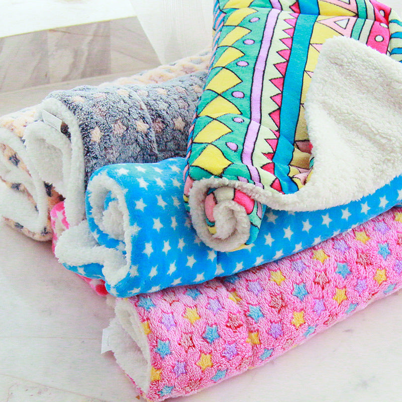 Cute Cat Blankets Dog Pet Mat - Cozy Comfort | EcoUrbanPaws