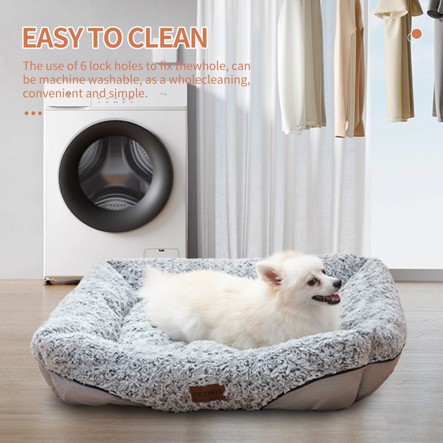 Swirl Rose Velvet Dog Beds - Anti-Anxiety Comfort | EcoUrbanPaws