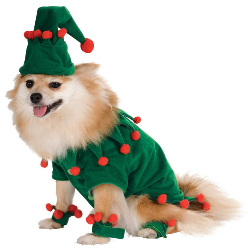 Festive Pet Costume Cloak - Holiday Fun & Photos | EcoUrbanPaws