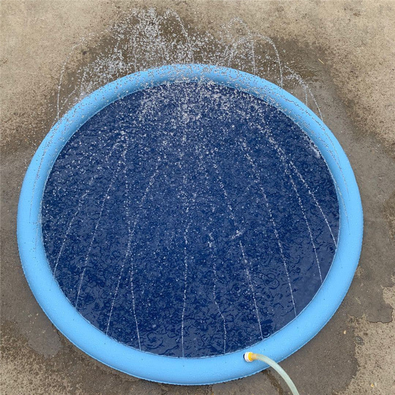 Non-Slip Pet Splash Pad - Summer Water Fun for Dogs | EcoUrbanPaws