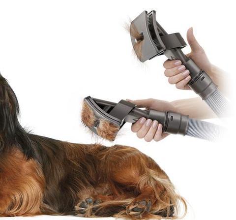 2-in-1 Vacuum Grooming Brush - Hair Removal System | EcoUrbanPaws