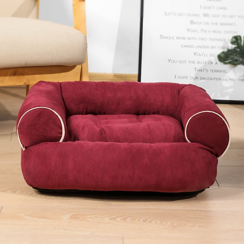 Warm & Cozy Pet Sofa Bed - Winter Comfort | EcoUrbanPaws