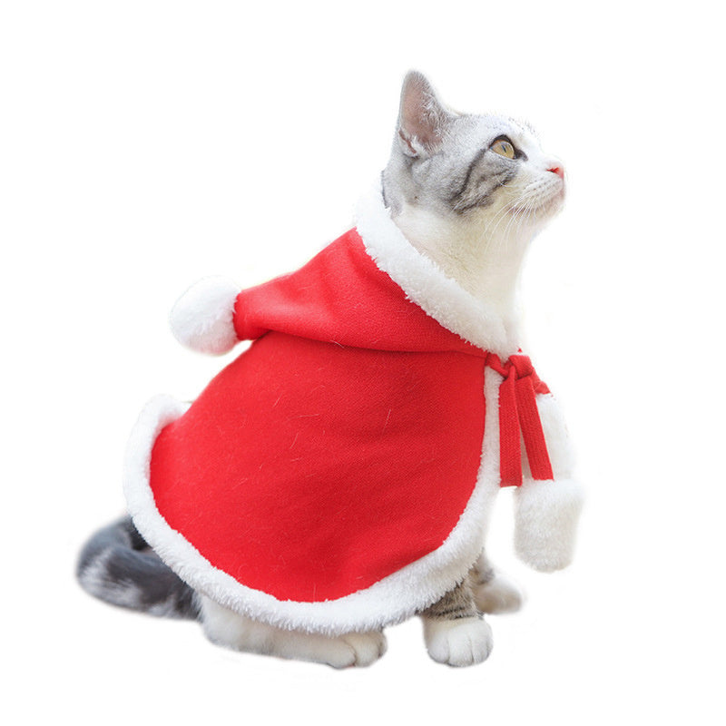 Festive Pet Costume Cloak - Holiday Fun & Photos | EcoUrbanPaws