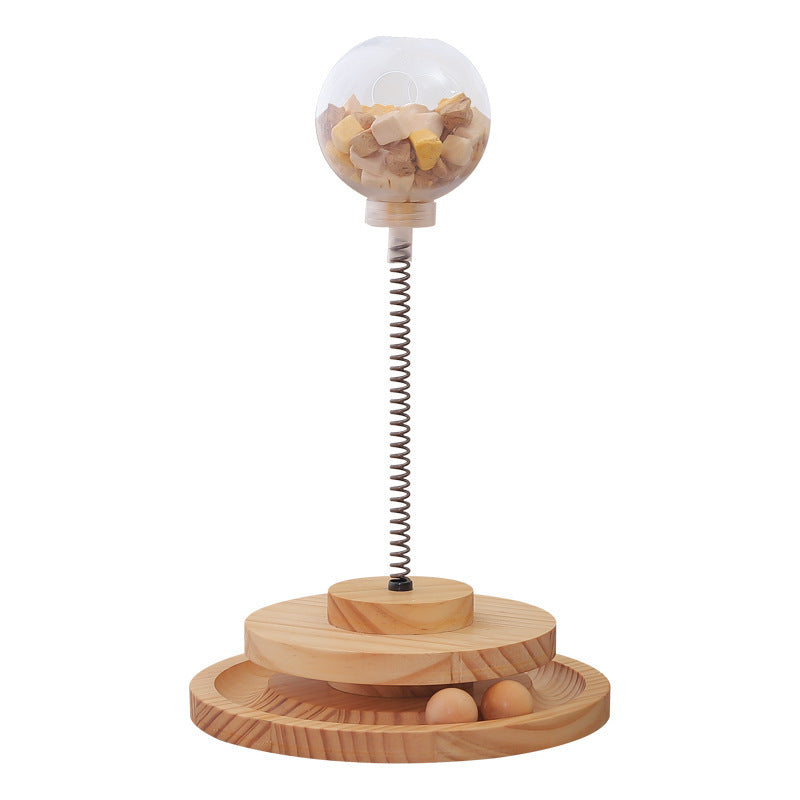 Interactive Cat Treat Dispenser - Mental Stimulation Toy | EcoUrbanPaws