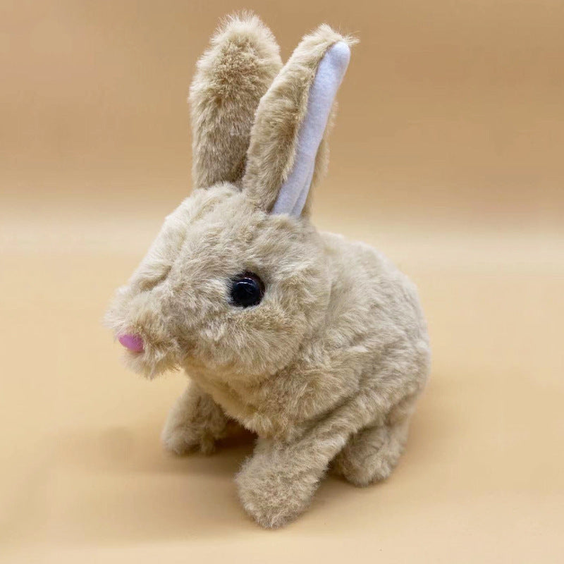Electric White Rabbit Simulation Toy - Realistic Comfort Companion | EcoUrbanPaws