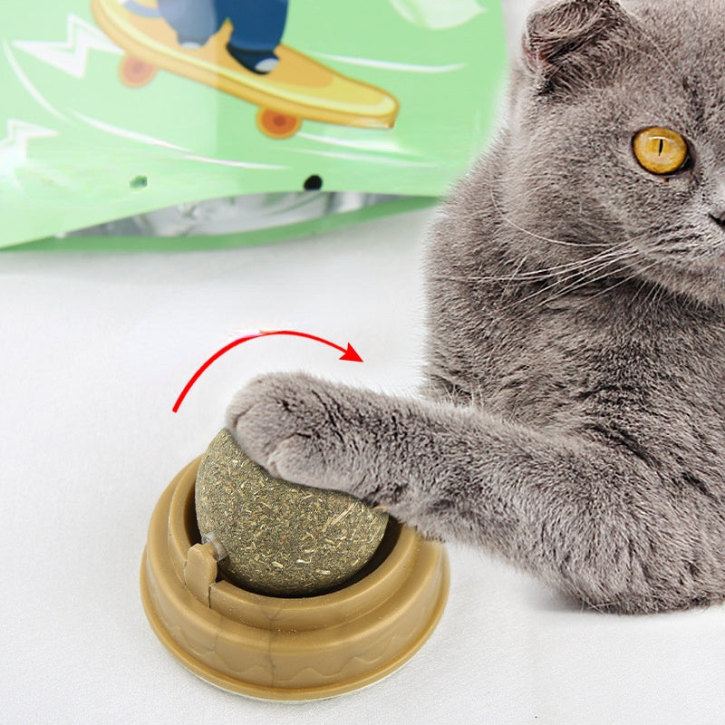 Natural Catnip Dental Health Balls - Teeth Cleaning Treats | EcoUrbanPaws
