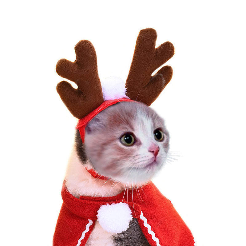 Festive Pet Costume Cloak - Holiday Fun & Photos | EcoUrbanPaws