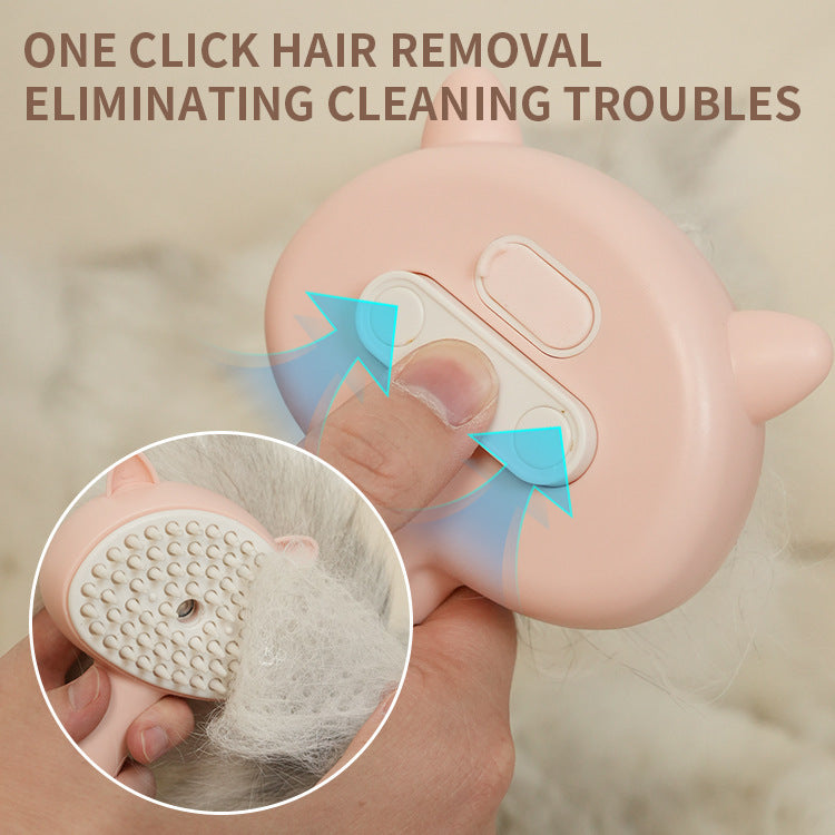 Rechargeable Mist Grooming Brush - Self-Cleaning Technology | EcoUrbanPaws