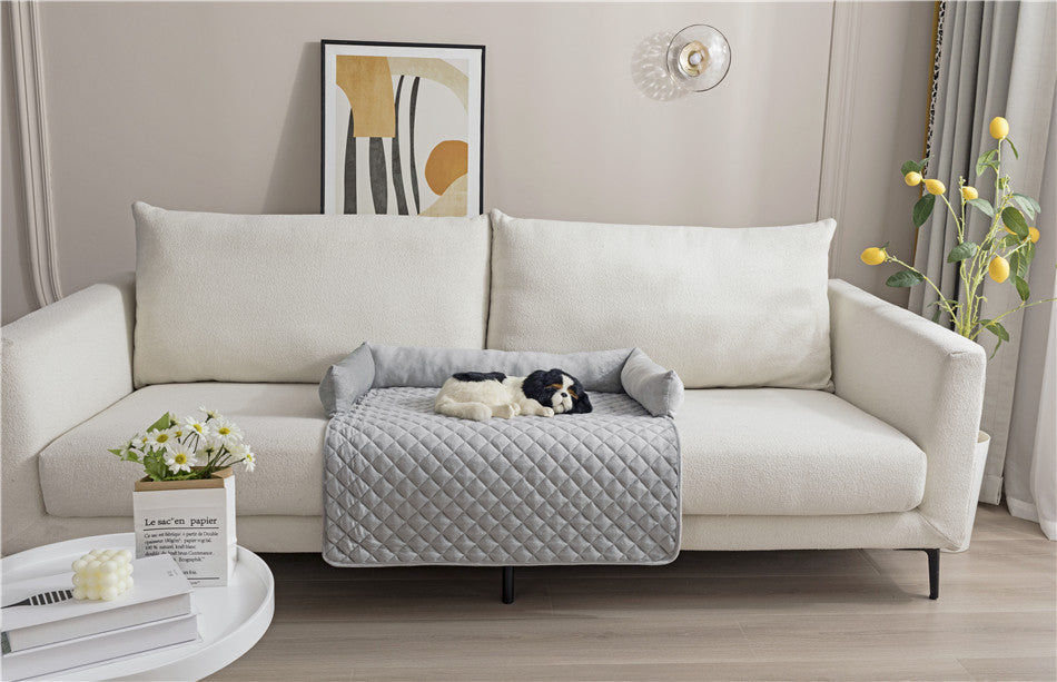 Waterproof Cozy Pet Sofa Bed - All-Weather Comfort | EcoUrbanPaws
