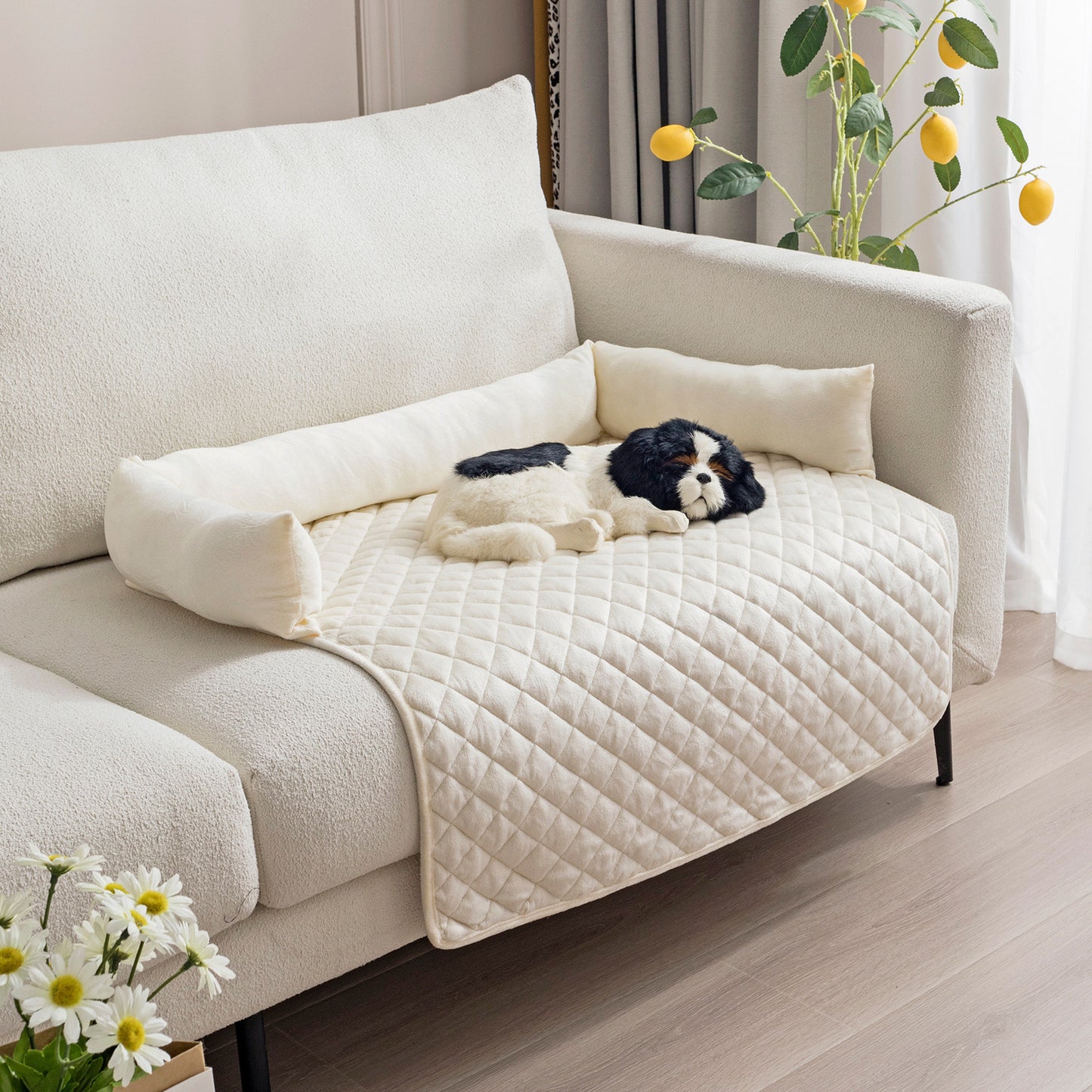 Waterproof Cozy Pet Sofa Bed - All-Weather Comfort | EcoUrbanPaws