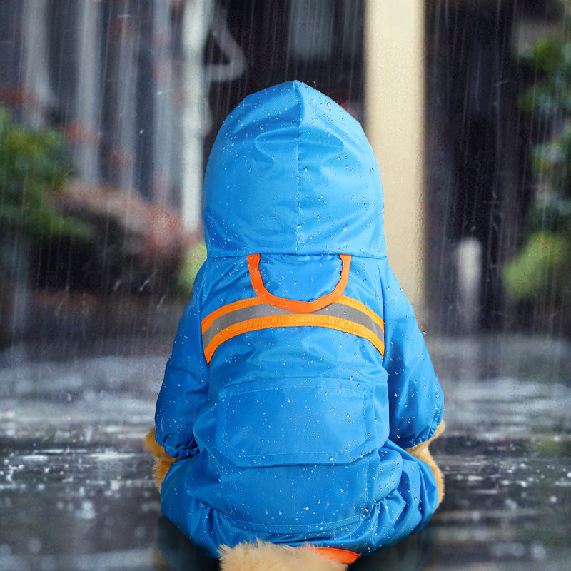 Reflective Safety Raincoat - Waterproof Pet Protection | EcoUrbanPaws