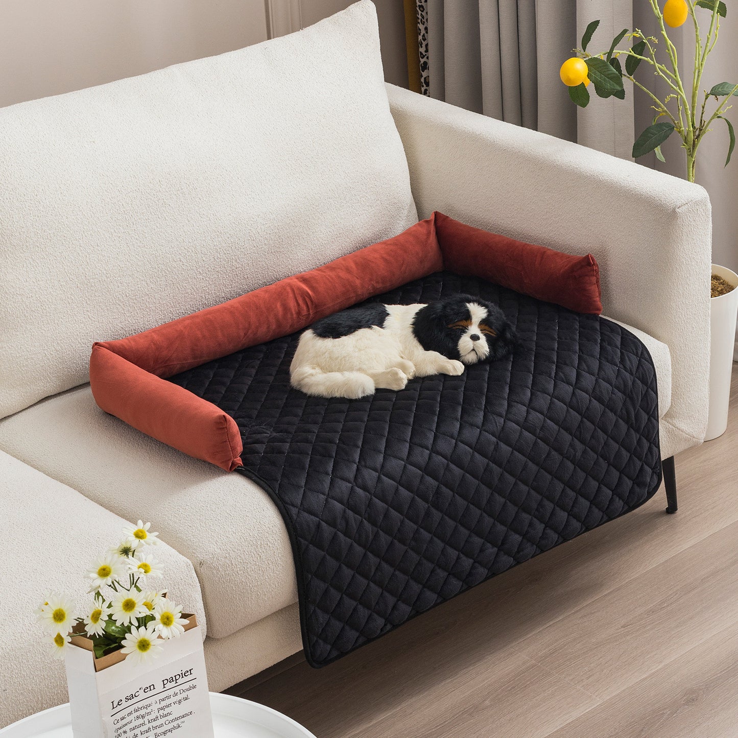 Waterproof Cozy Pet Sofa Bed - All-Weather Comfort | EcoUrbanPaws