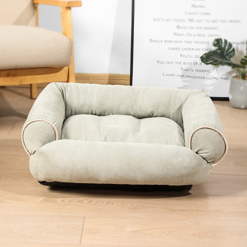 Warm & Cozy Pet Sofa Bed - Winter Comfort | EcoUrbanPaws