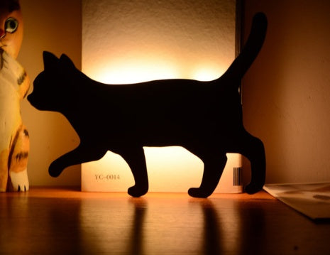 LED Animal Night Light - Cute Dog & Cat Shapes | EcoUrbanPaws