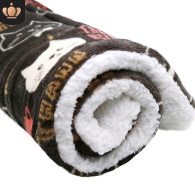 Cute Cat Blankets Dog Pet Mat - Cozy Comfort | EcoUrbanPaws