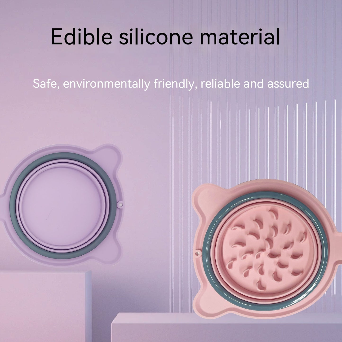 Portable Silicone Travel Bowls - Foldable & Non-Slip | EcoUrbanPaws