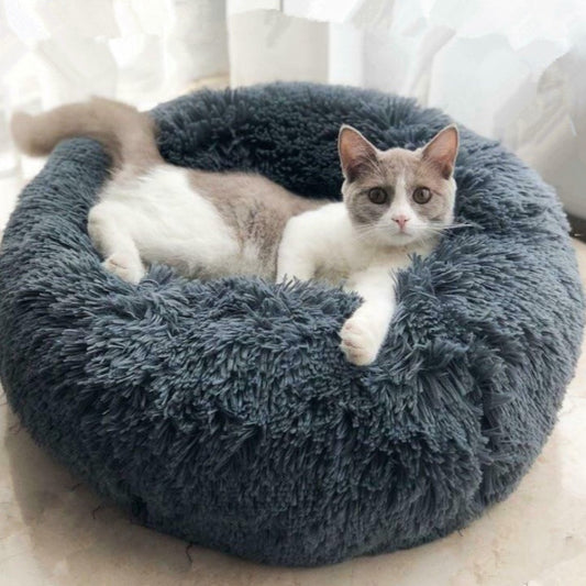 Anti-Anxiety Calming Pet Bed - Therapeutic Comfort | EcoUrbanPaws