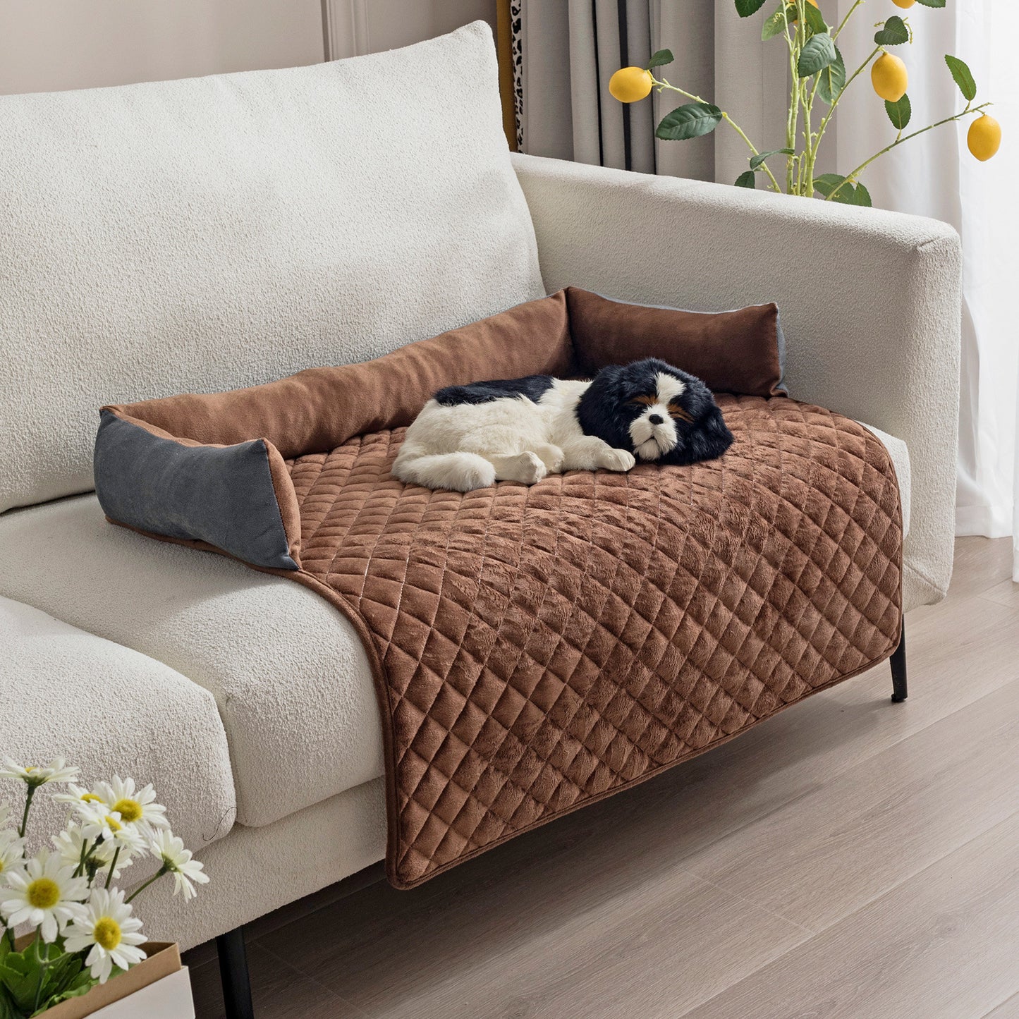 Waterproof Cozy Pet Sofa Bed - All-Weather Comfort | EcoUrbanPaws