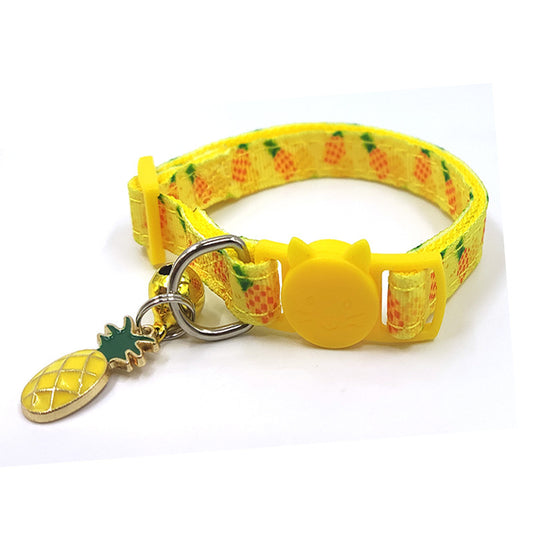 Stylish Pet Print Bell Collar - Safety & Fashion | EcoUrbanPaws