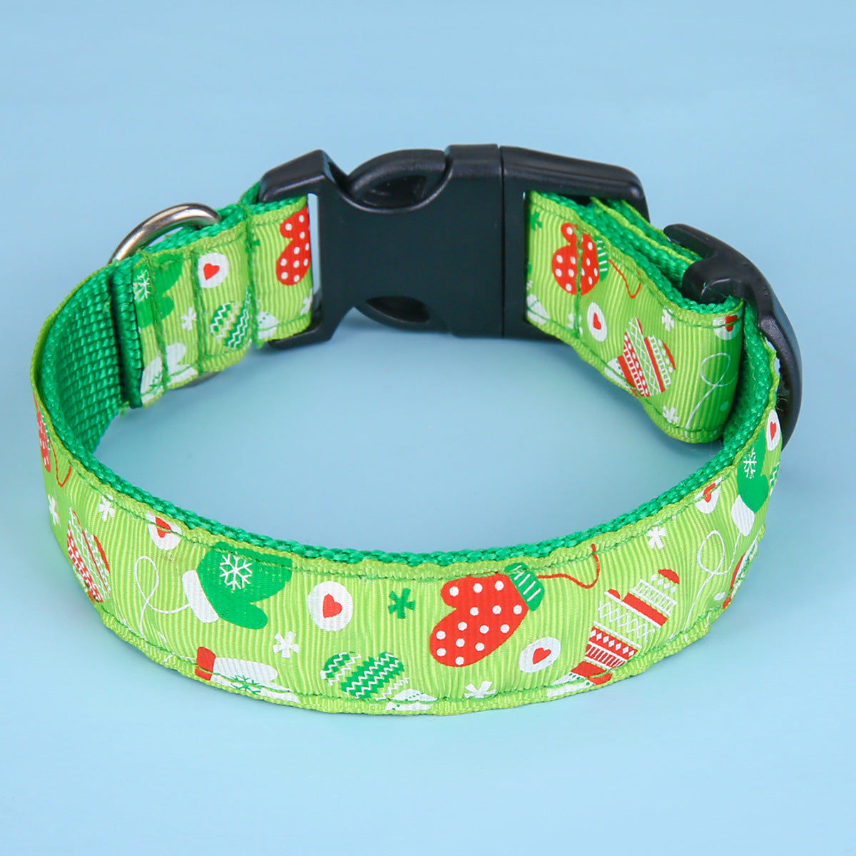 Red & Green Bell Collars - Festive Pet Style | EcoUrbanPaws