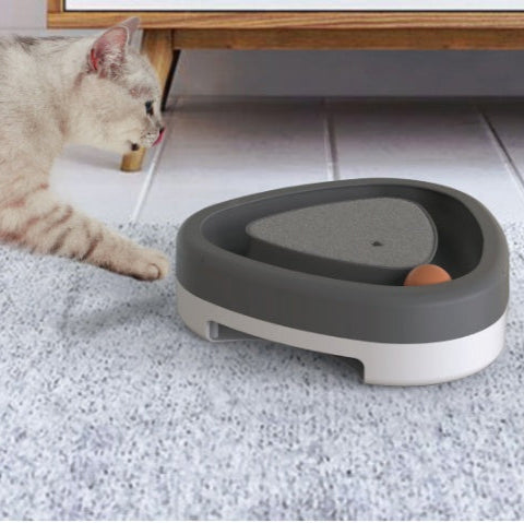Smart Cat Triangle Turntable Toy - Interactive Fun | EcoUrbanPaws