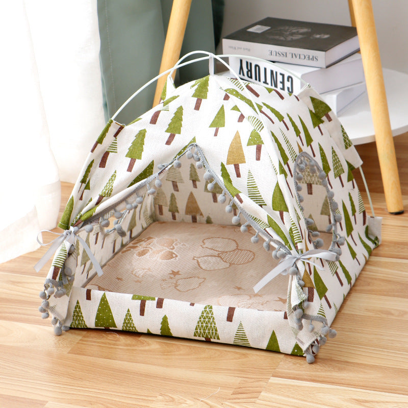 Enclosed Cat Cave Bed - Privacy & Security Hideaway | EcoUrbanPaws