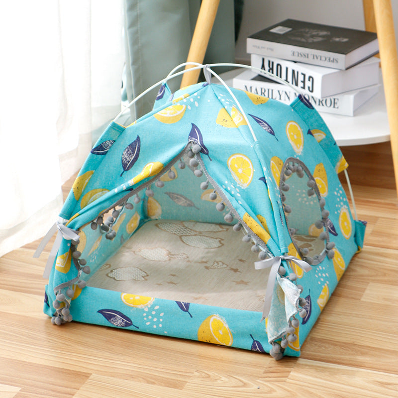 Enclosed Cat Cave Bed - Privacy & Security Hideaway | EcoUrbanPaws