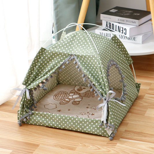 Enclosed Cat Cave Bed - Privacy & Security Hideaway | EcoUrbanPaws