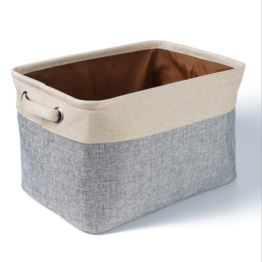 Japanese Style Storage Basket - Linen Pet Organization | EcoUrbanPaws