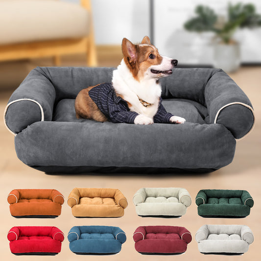 Warm & Cozy Pet Sofa Bed - Winter Comfort | EcoUrbanPaws