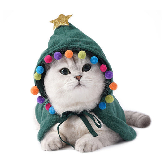 Festive Pet Costume Cloak - Holiday Fun & Photos | EcoUrbanPaws