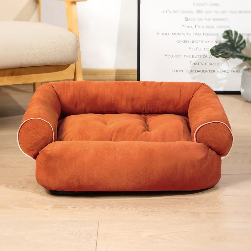 Warm & Cozy Pet Sofa Bed - Winter Comfort | EcoUrbanPaws