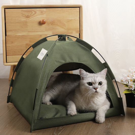 Portable Pet Tent with Cooling Mat - Travel & Camping | EcoUrbanPaws