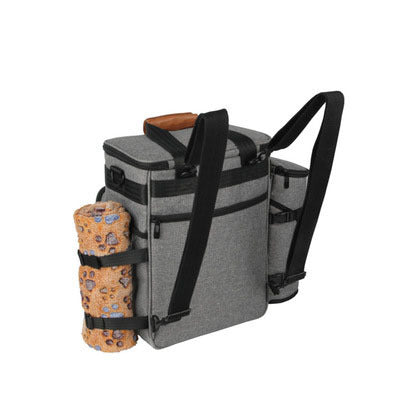 Premium Dog Food Travel Bag - Multi-Compartment Storage | EcoUrbanPaws