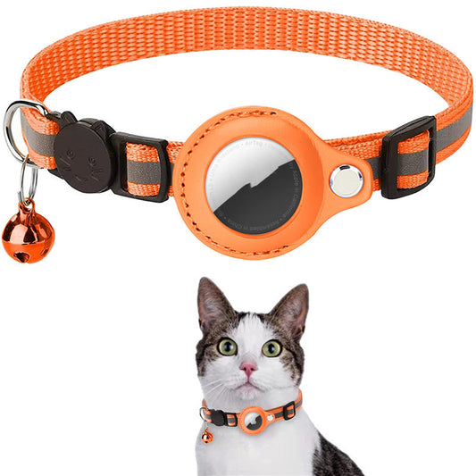 Reflective Safety Collar - AirTag Compatible Security | EcoUrbanPaws