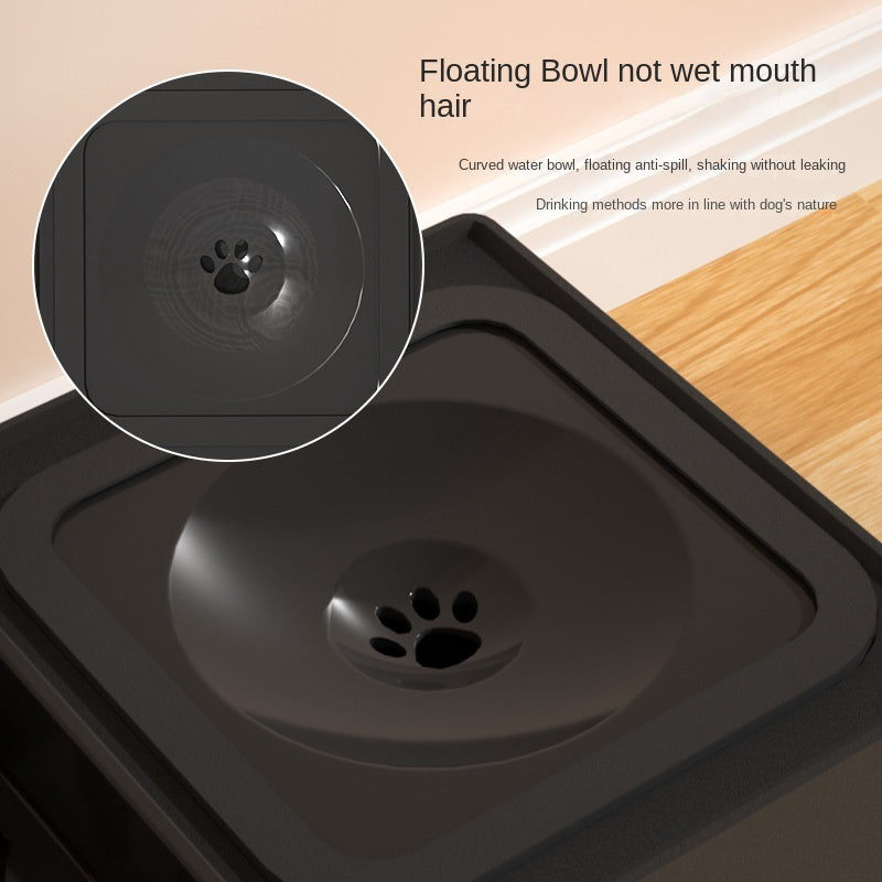 Adjustable Height Double Dog Bowls - Stainless Steel Stand | EcoUrbanPaws