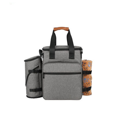 Premium Dog Food Travel Bag - Multi-Compartment Storage | EcoUrbanPaws
