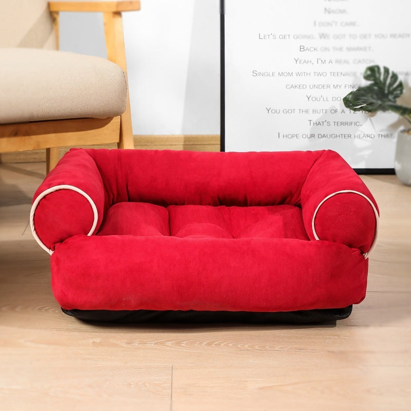 Warm & Cozy Pet Sofa Bed - Winter Comfort | EcoUrbanPaws